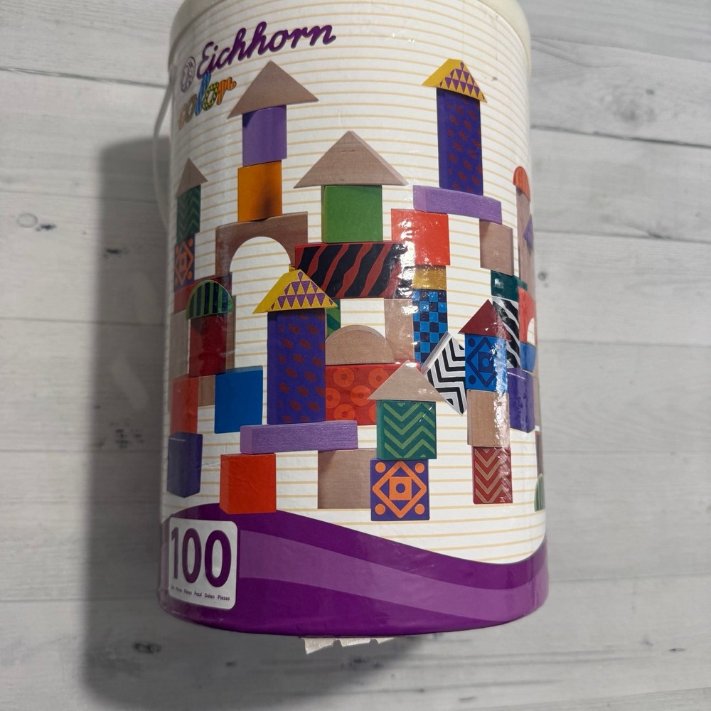 Eichhorn Color wooden blocks colored